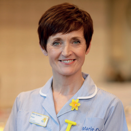 Coloured headshot of Nurse Paula.